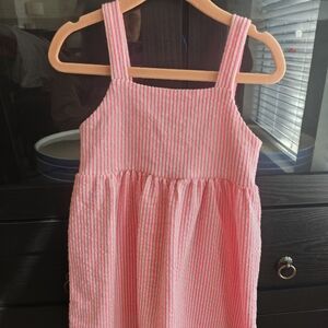 Zara Vibrant Pink and White Dress